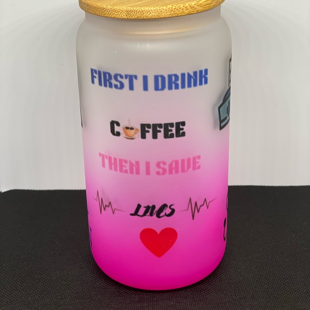 Nurse glass can
